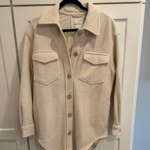 Wilfred Cream Button-Up Jacket